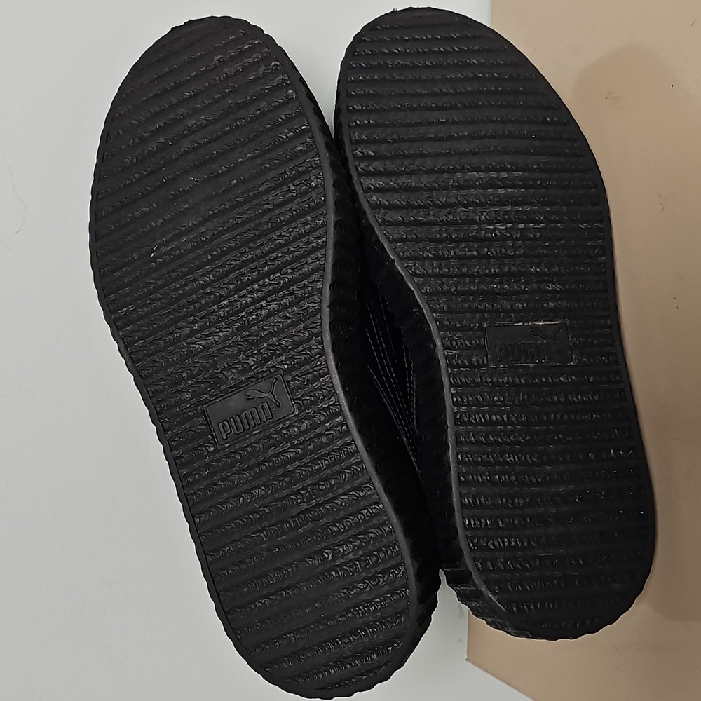 Women's Black Platform Sneakers - Picture 8 of 16